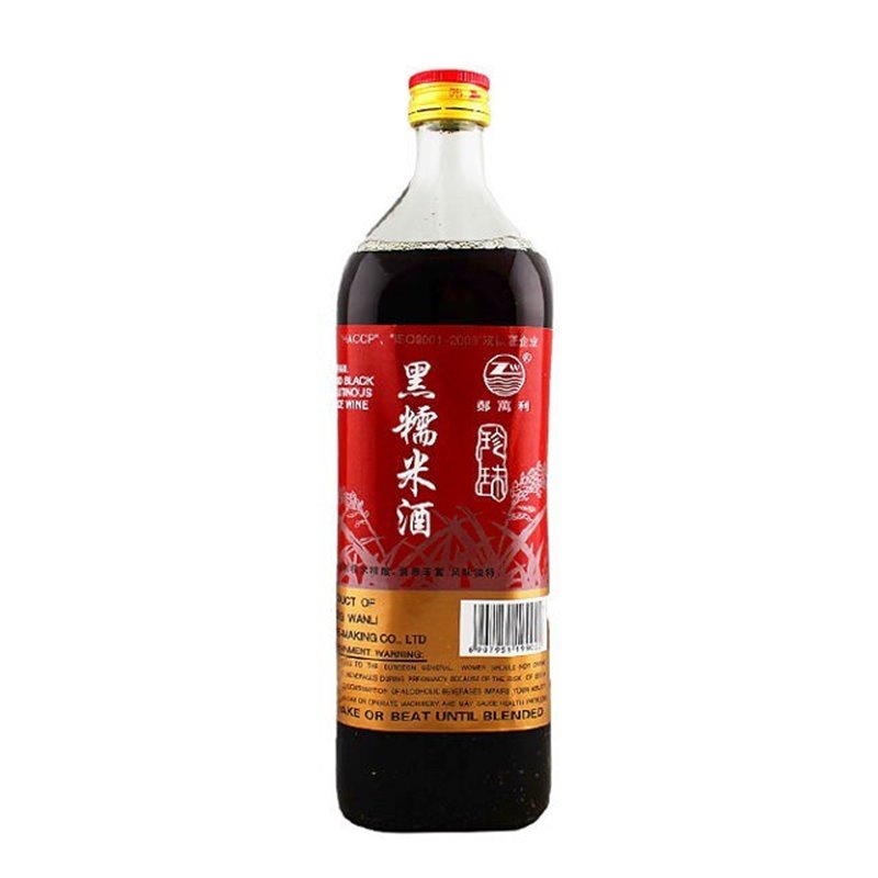 郑万利黑糯米酒750ml